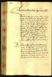 Stadtarchiv Bozen - BOhisto Ratsprotokoll 1666 - 