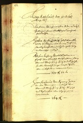 Stadtarchiv Bozen - BOhisto Ratsprotokoll 1666 - 