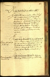 Stadtarchiv Bozen - BOhisto Ratsprotokoll 1666 - 