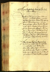 Stadtarchiv Bozen - BOhisto Ratsprotokoll 1666 - 