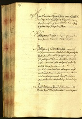 Stadtarchiv Bozen - BOhisto Ratsprotokoll 1666 - 