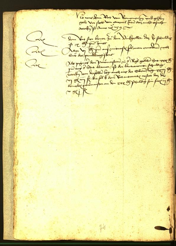 Civic Archives of Bozen-Bolzano - BOhisto Minutes of the council 1479 