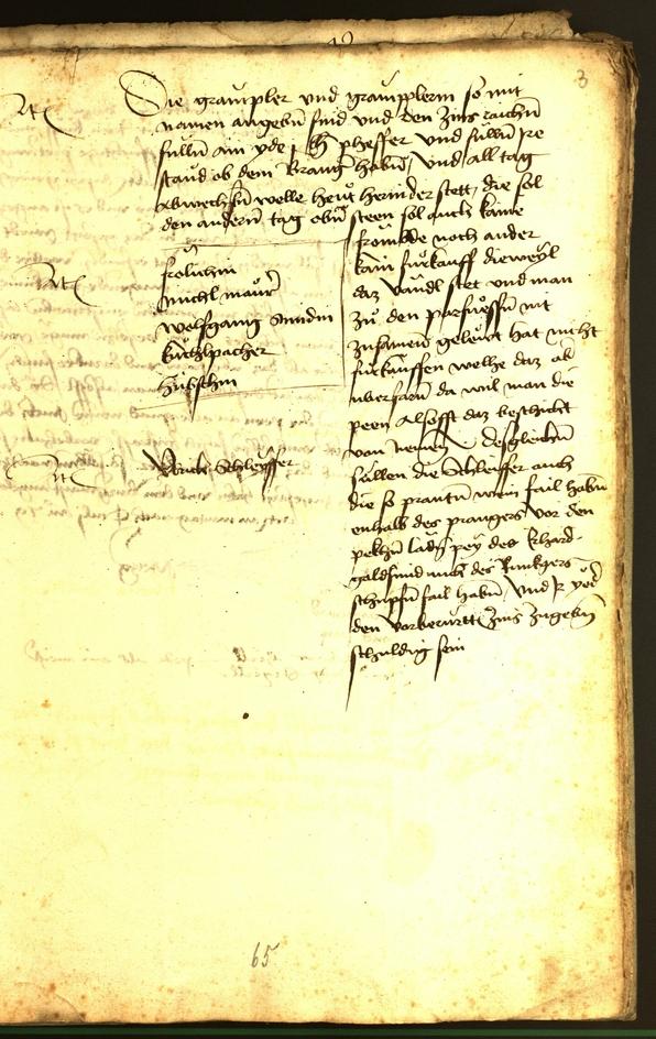 Civic Archives of Bozen-Bolzano - BOhisto Minutes of the council 1479 