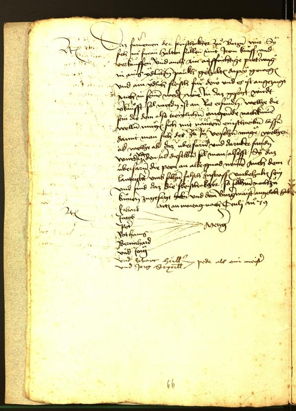 Civic Archives of Bozen-Bolzano - BOhisto Minutes of the council 1479 