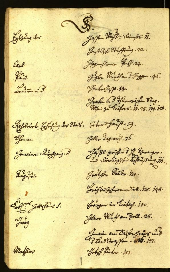 Stadtarchiv Bozen - BOhisto Ratsprotokoll 1667/68 