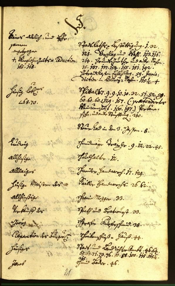 Stadtarchiv Bozen - BOhisto Ratsprotokoll 1667/68 