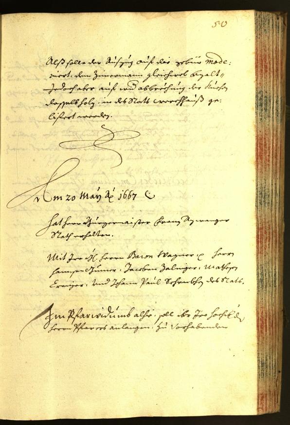 Civic Archives of Bozen-Bolzano - BOhisto Minutes of the council 1667 