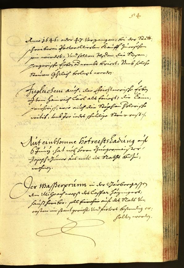 Stadtarchiv Bozen - BOhisto Ratsprotokoll 1667 