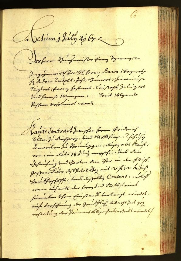 Civic Archives of Bozen-Bolzano - BOhisto Minutes of the council 1667 