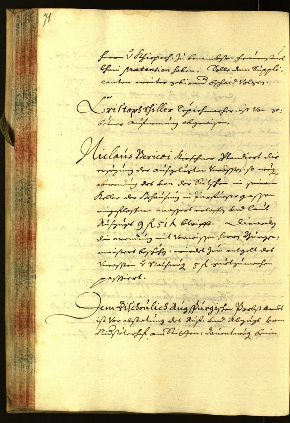 Stadtarchiv Bozen - BOhisto Ratsprotokoll 1667 