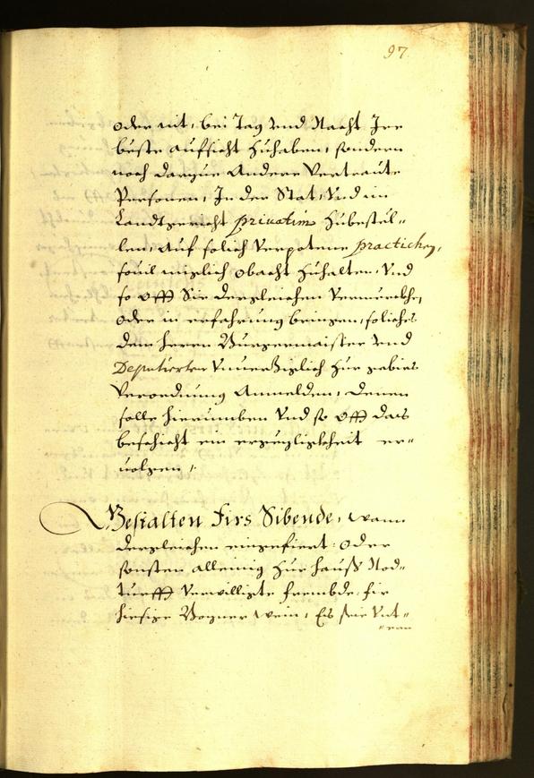 Stadtarchiv Bozen - BOhisto Ratsprotokoll 1667 