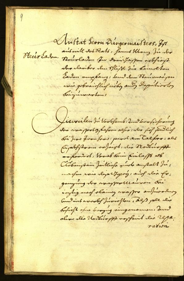 Civic Archives of Bozen-Bolzano - BOhisto Minutes of the council 1667 