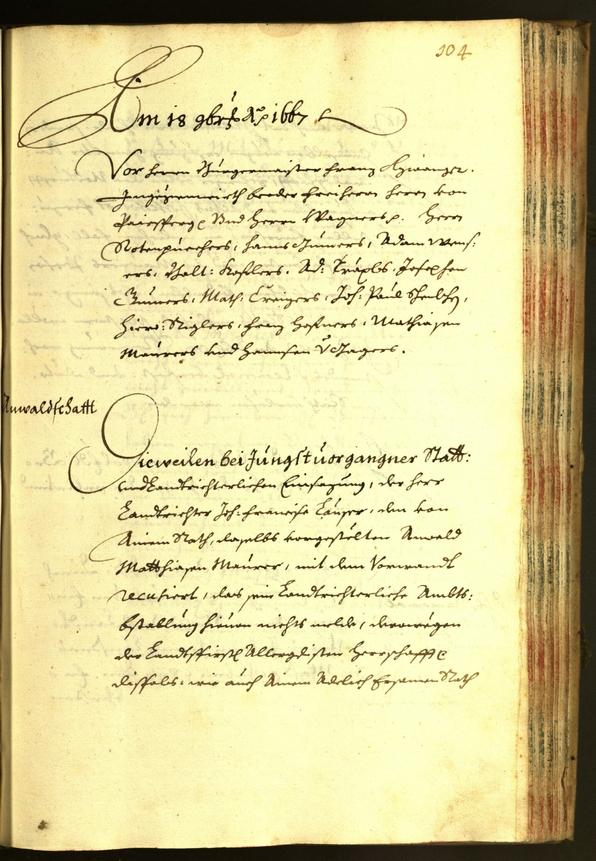 Civic Archives of Bozen-Bolzano - BOhisto Minutes of the council 1667 