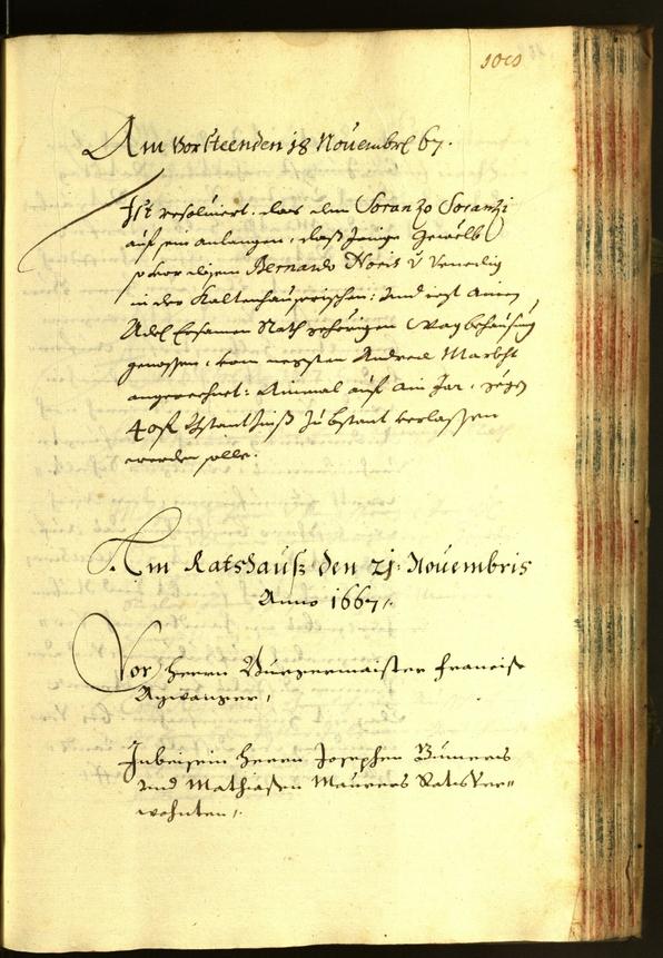 Civic Archives of Bozen-Bolzano - BOhisto Minutes of the council 1667 