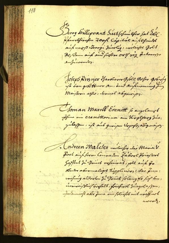 Stadtarchiv Bozen - BOhisto Ratsprotokoll 1667 