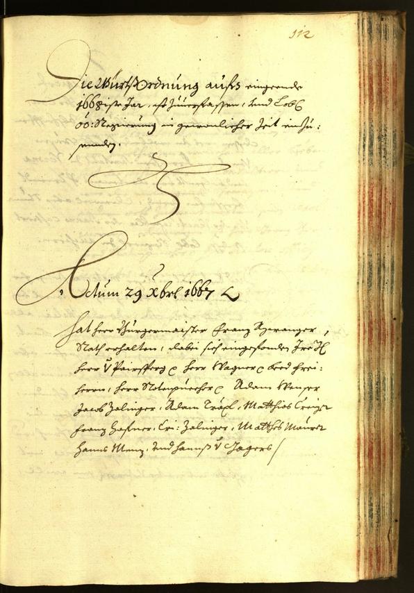 Civic Archives of Bozen-Bolzano - BOhisto Minutes of the council 1667 