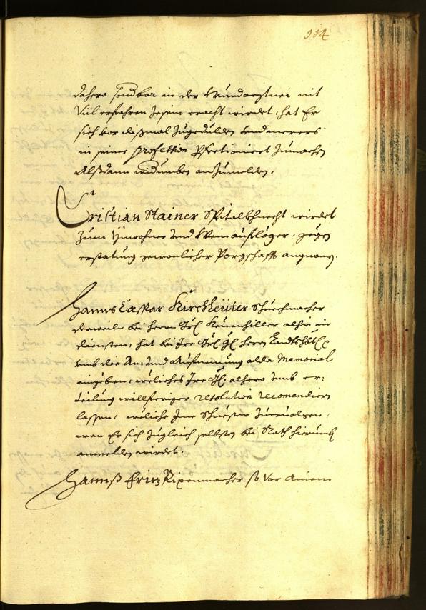 Stadtarchiv Bozen - BOhisto Ratsprotokoll 1667 