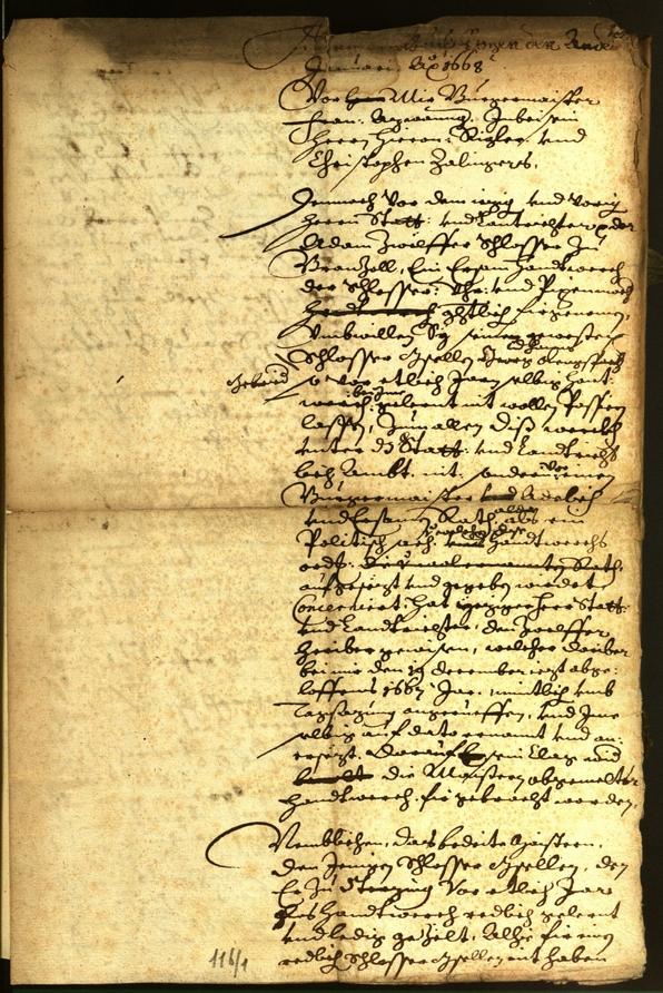 Civic Archives of Bozen-Bolzano - BOhisto Minutes of the council 1667 