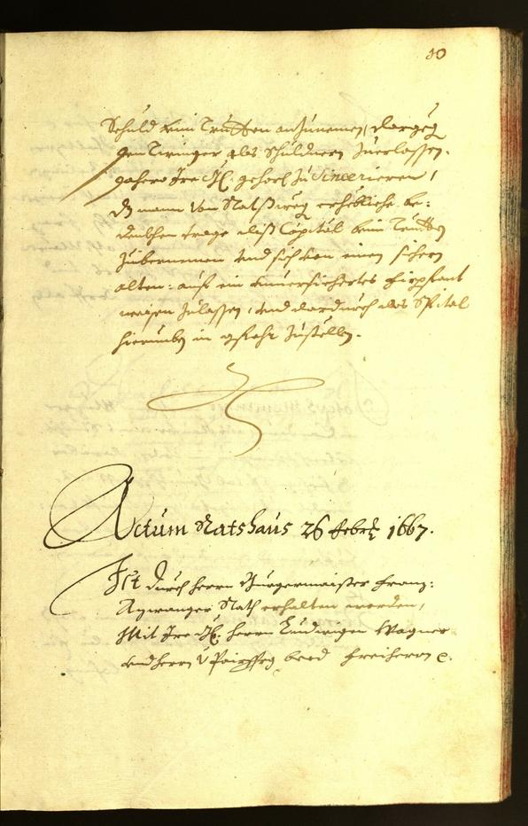 Civic Archives of Bozen-Bolzano - BOhisto Minutes of the council 1667 