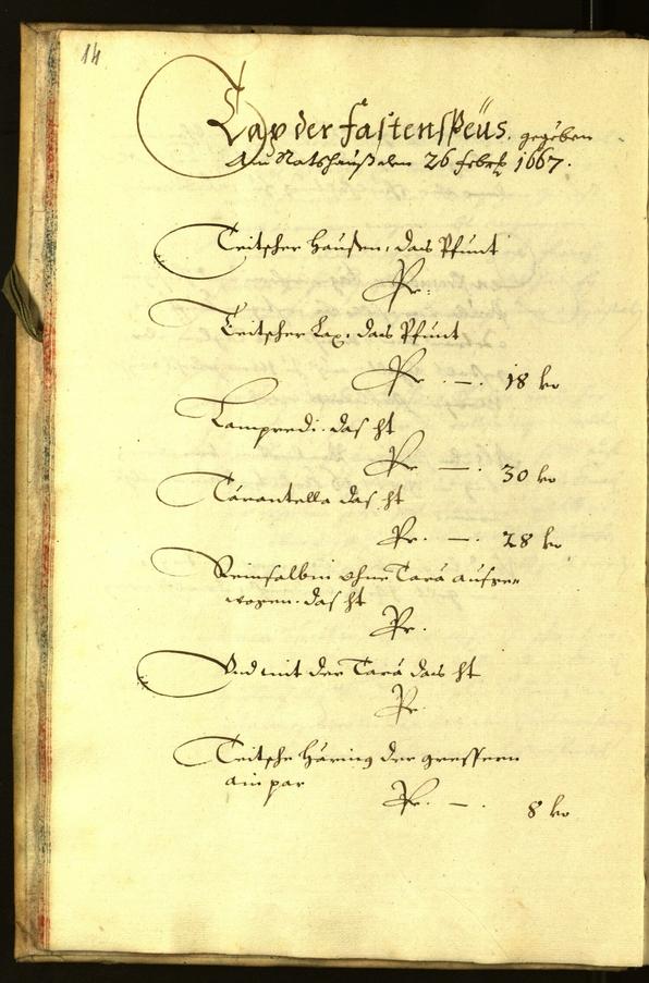 Civic Archives of Bozen-Bolzano - BOhisto Minutes of the council 1667 