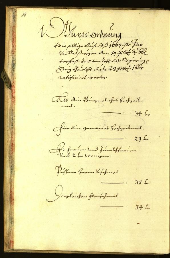 Civic Archives of Bozen-Bolzano - BOhisto Minutes of the council 1667 