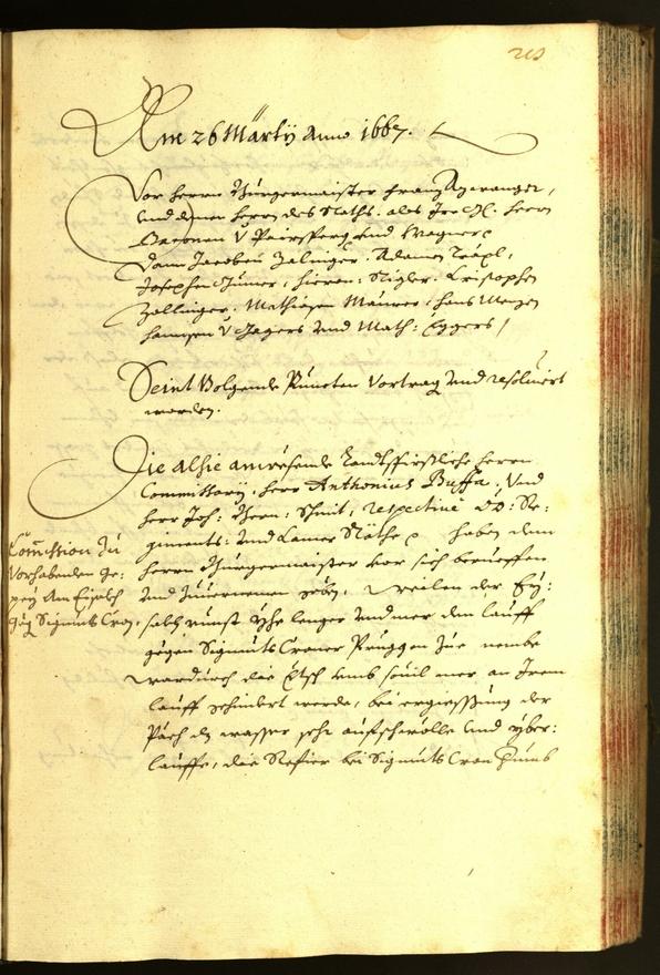 Civic Archives of Bozen-Bolzano - BOhisto Minutes of the council 1667 