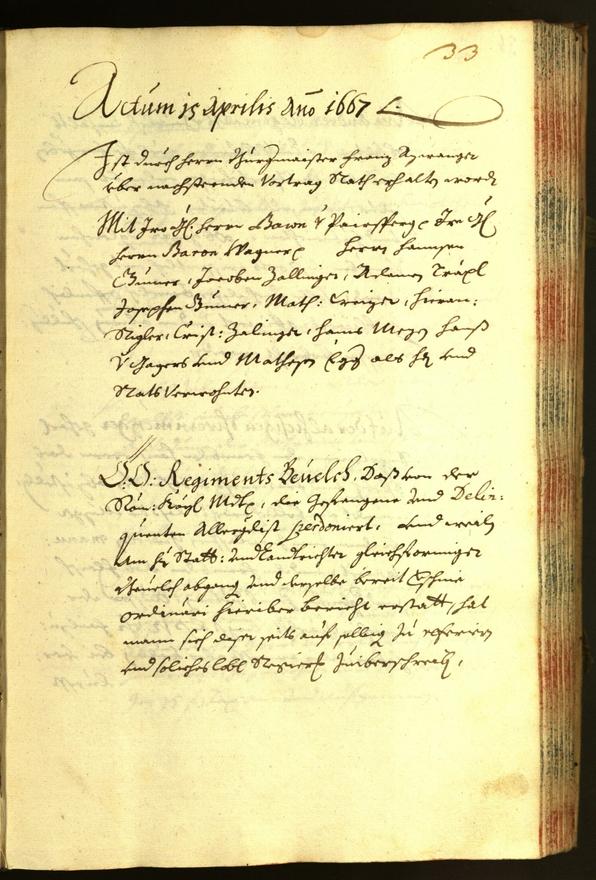 Civic Archives of Bozen-Bolzano - BOhisto Minutes of the council 1667 