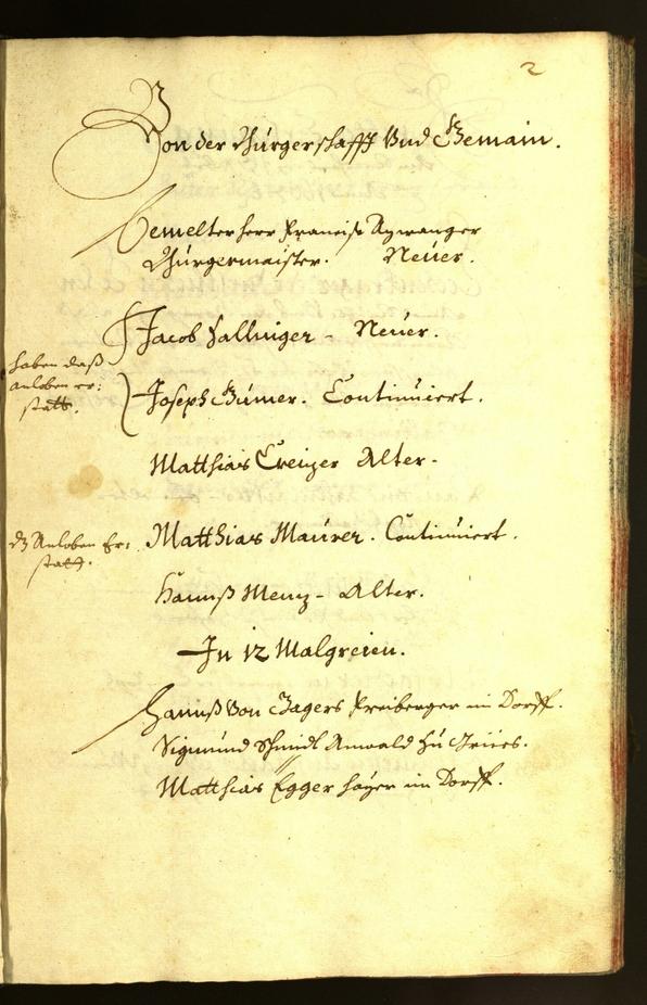 Civic Archives of Bozen-Bolzano - BOhisto Minutes of the council 1667 