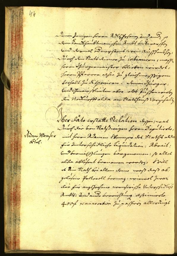 Stadtarchiv Bozen - BOhisto Ratsprotokoll 1667 