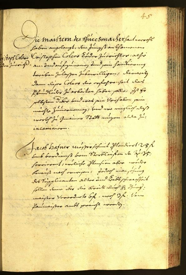 Stadtarchiv Bozen - BOhisto Ratsprotokoll 1667 