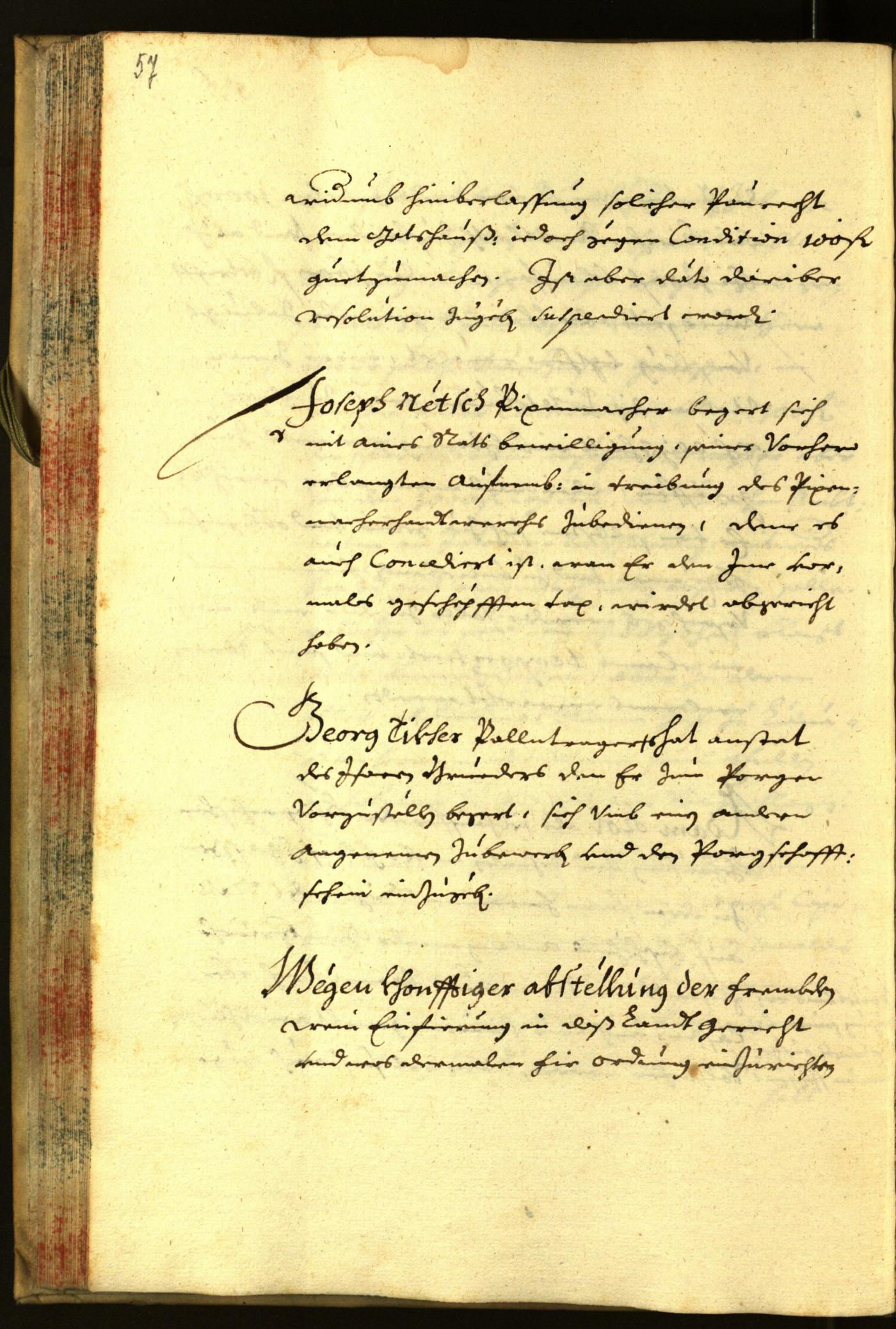 Stadtarchiv Bozen - BOhisto Ratsprotokoll 1667 