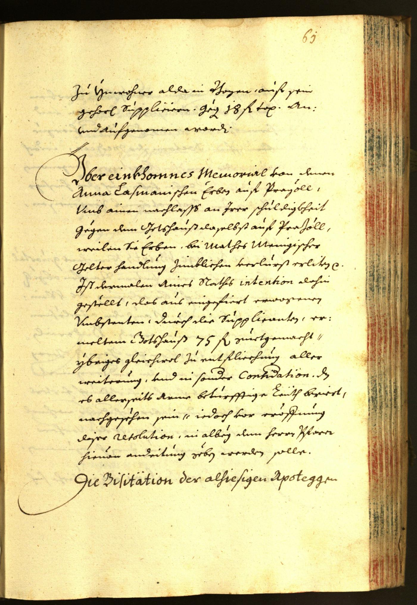 Stadtarchiv Bozen - BOhisto Ratsprotokoll 1667 