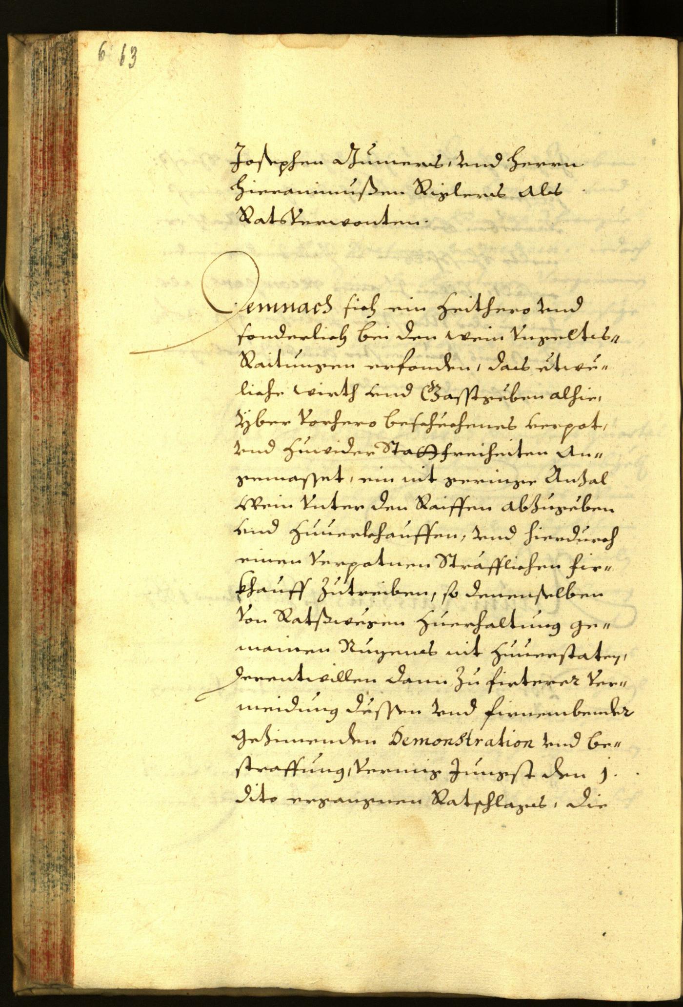 Civic Archives of Bozen-Bolzano - BOhisto Minutes of the council 1667 