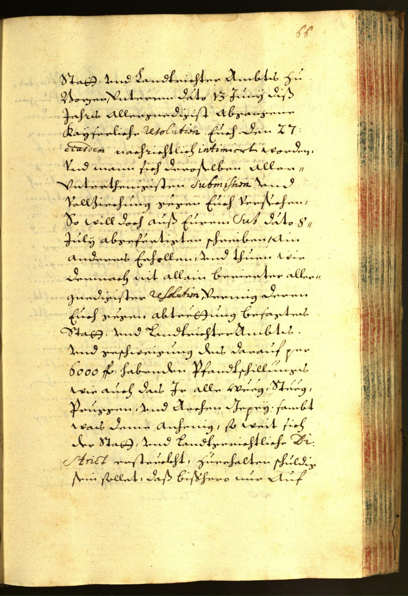 Stadtarchiv Bozen - BOhisto Ratsprotokoll 1667 