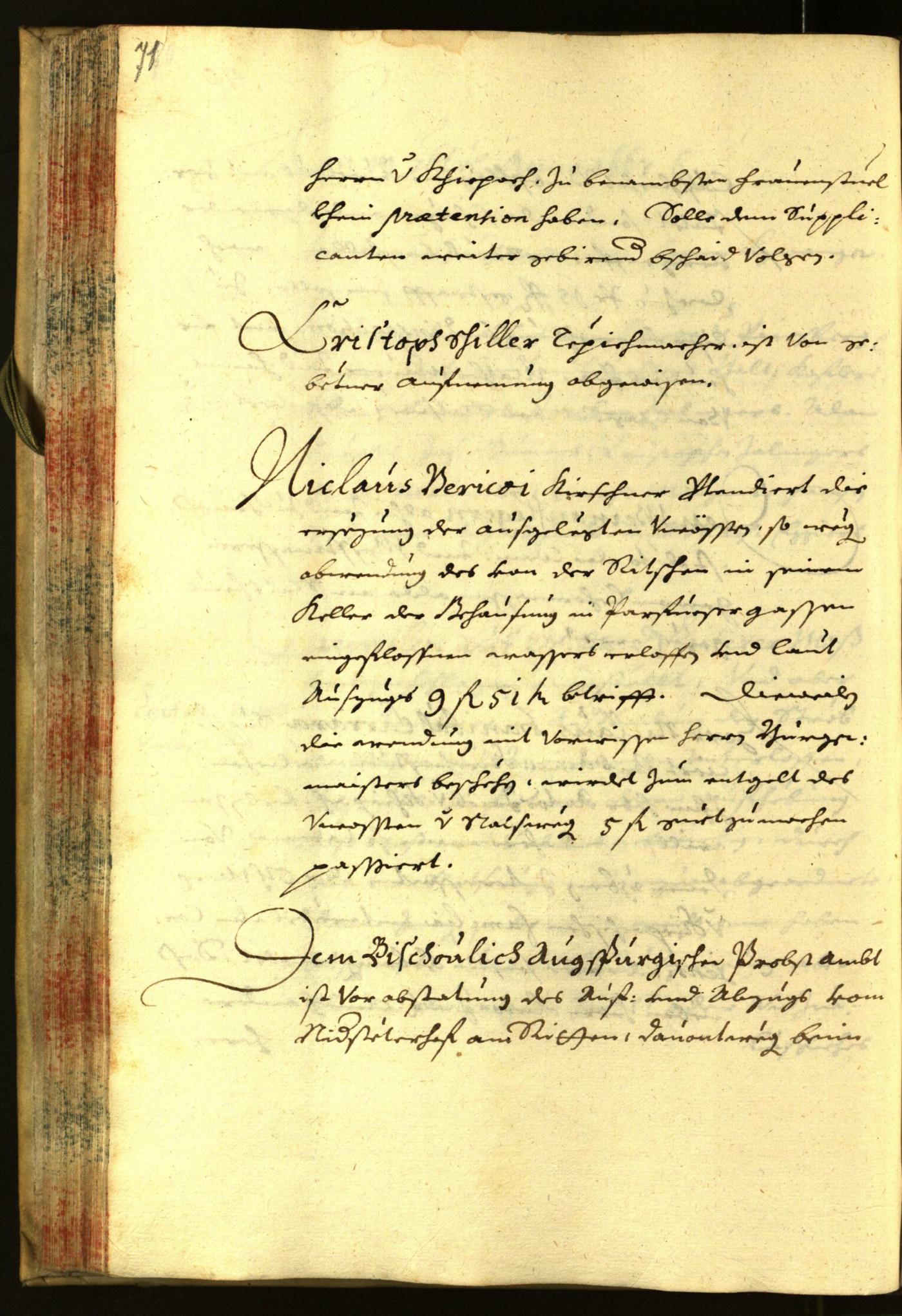 Stadtarchiv Bozen - BOhisto Ratsprotokoll 1667 