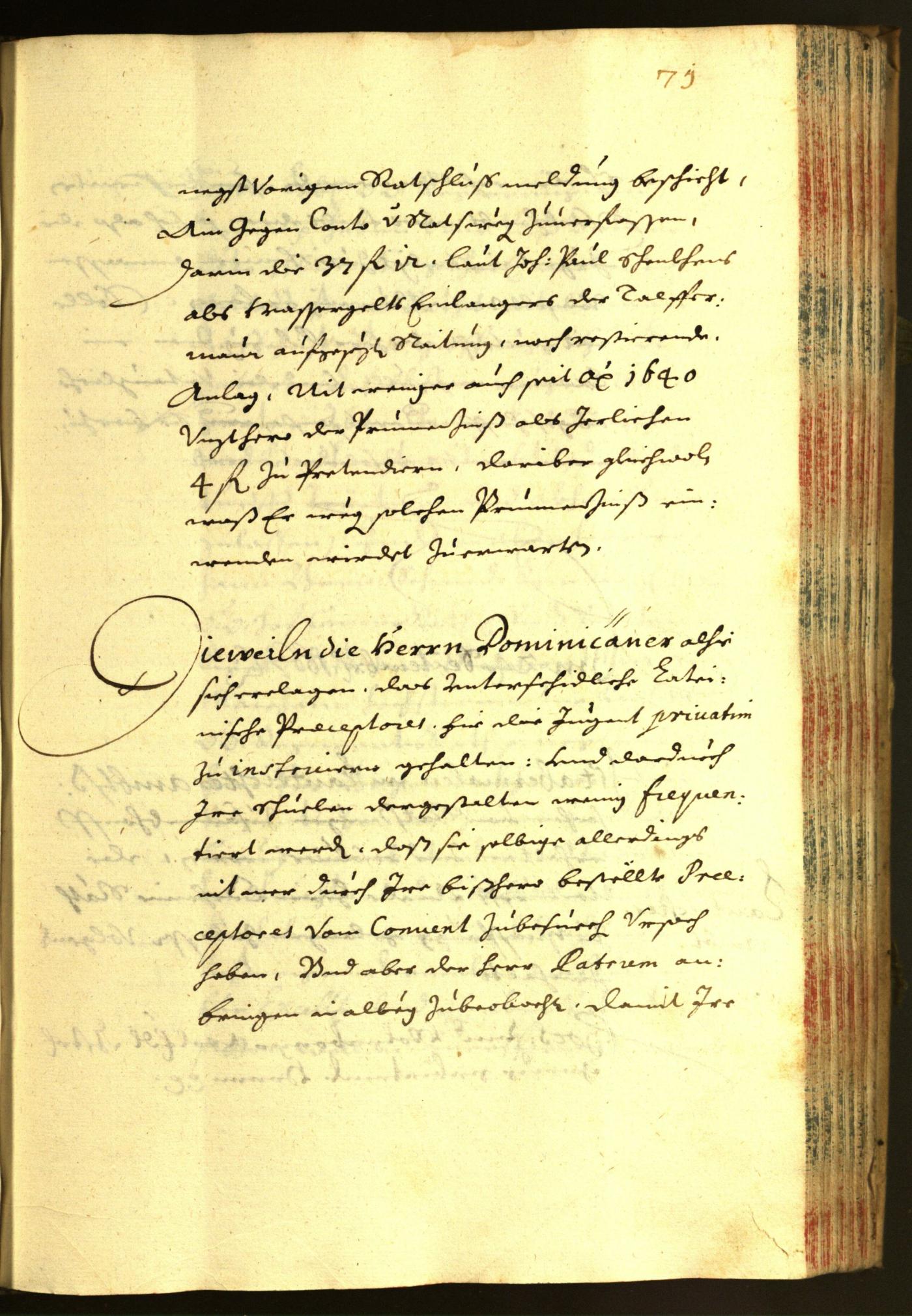 Stadtarchiv Bozen - BOhisto Ratsprotokoll 1667 