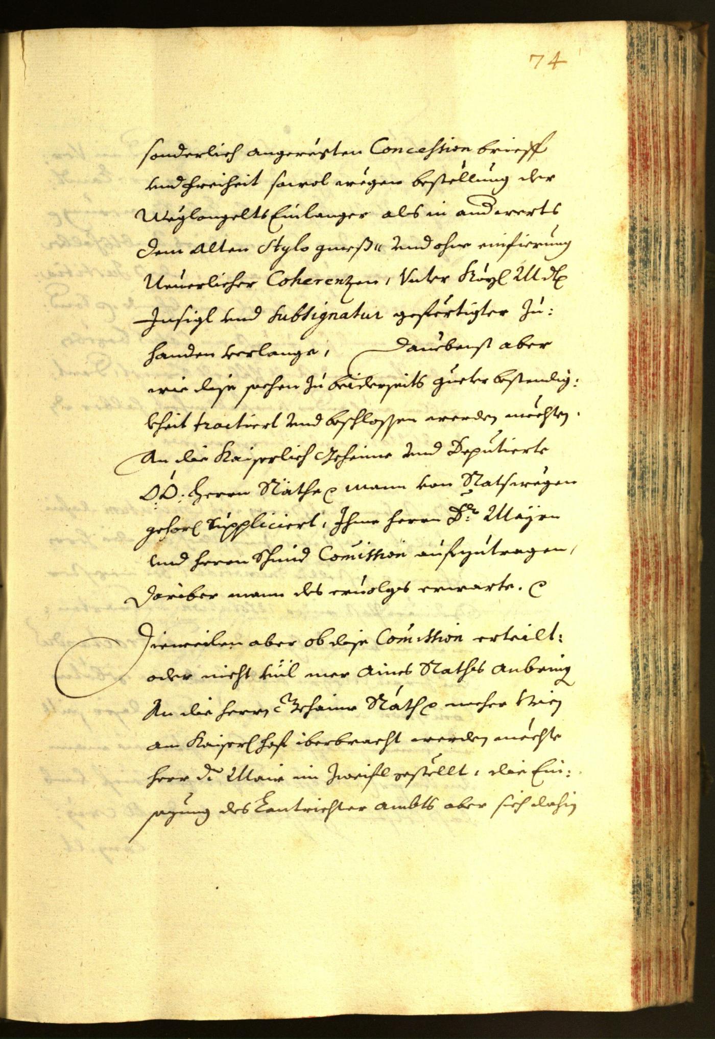 Stadtarchiv Bozen - BOhisto Ratsprotokoll 1667 