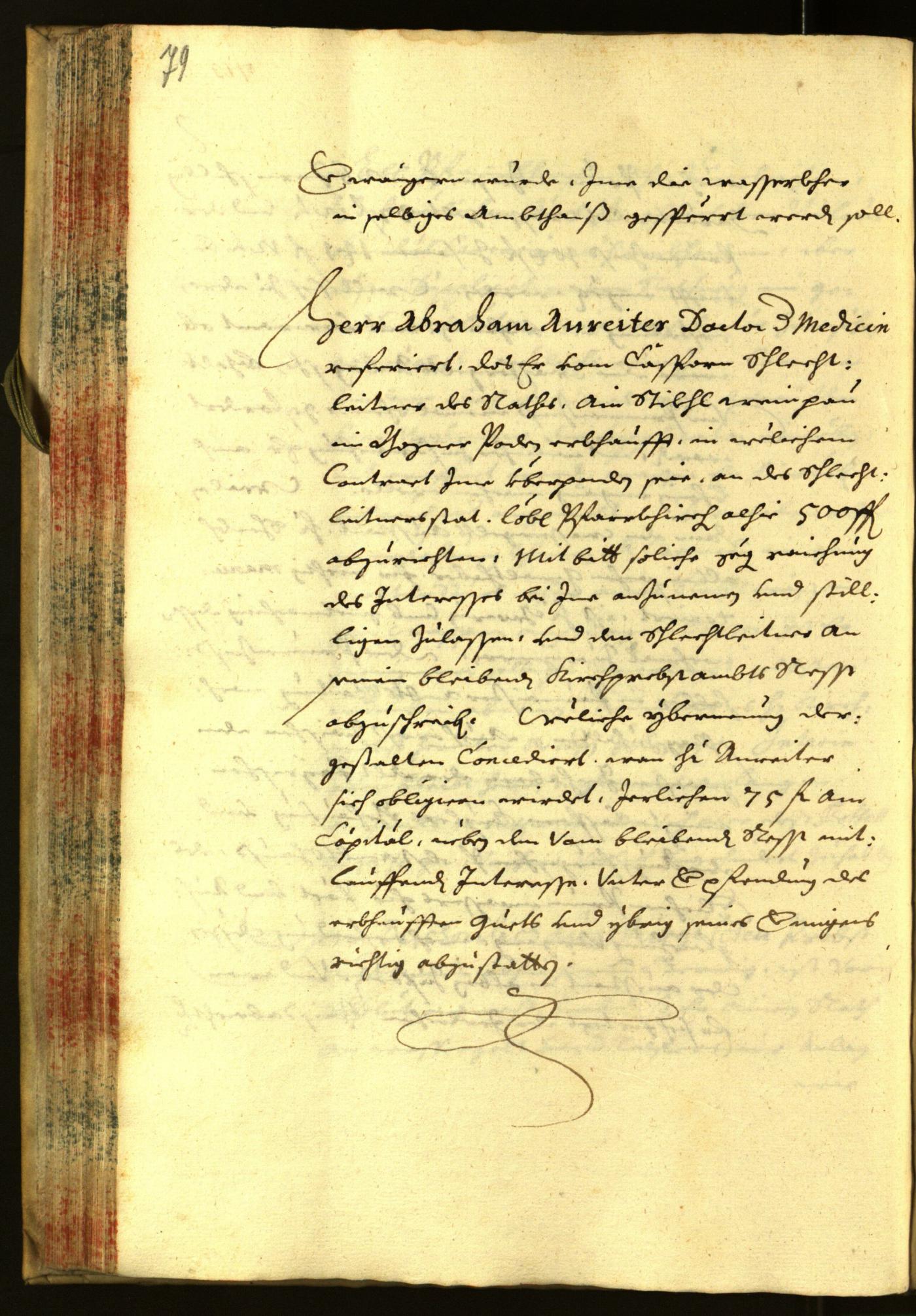 Stadtarchiv Bozen - BOhisto Ratsprotokoll 1667 