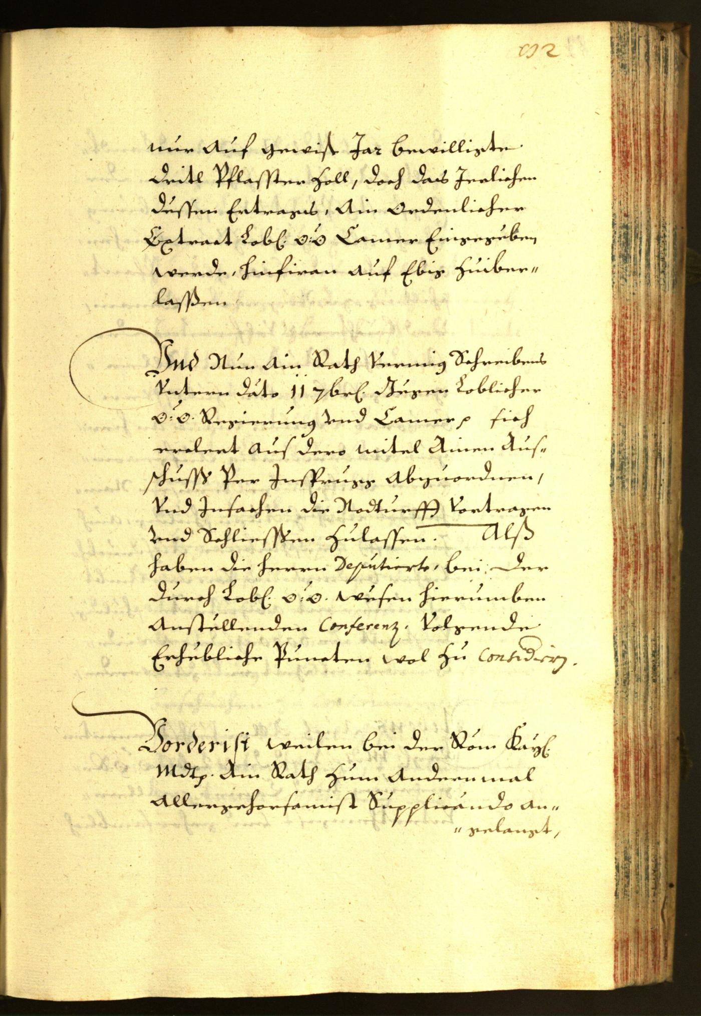 Stadtarchiv Bozen - BOhisto Ratsprotokoll 1667 