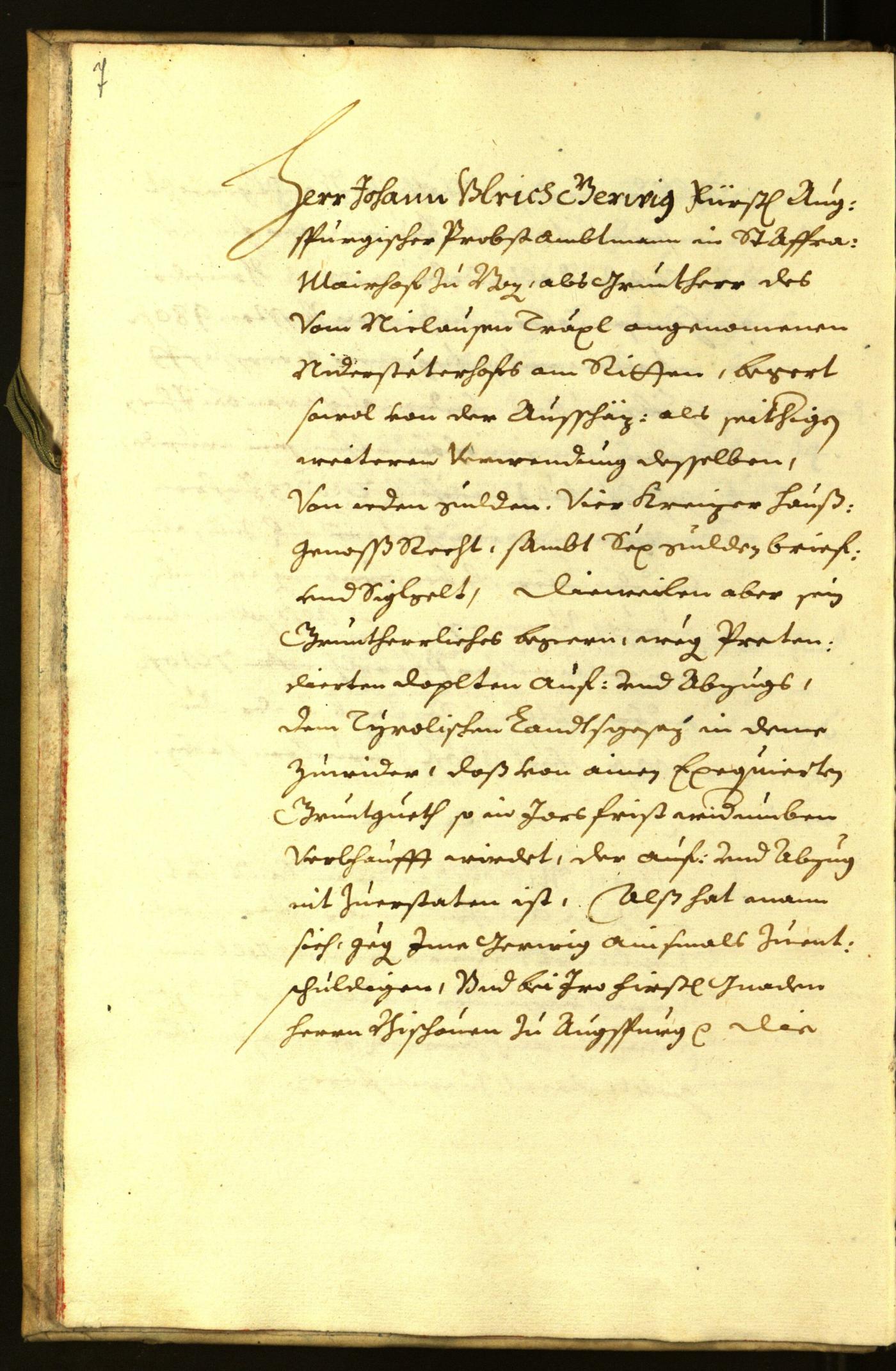 Stadtarchiv Bozen - BOhisto Ratsprotokoll 1667 