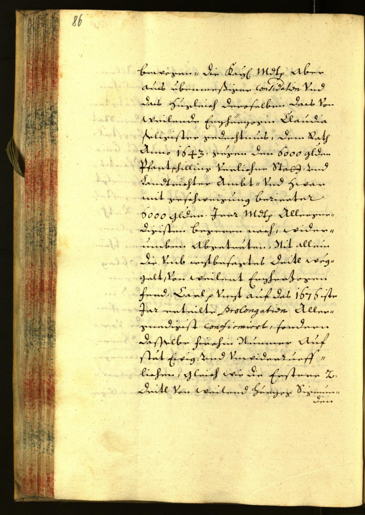 Stadtarchiv Bozen - BOhisto Ratsprotokoll 1667 