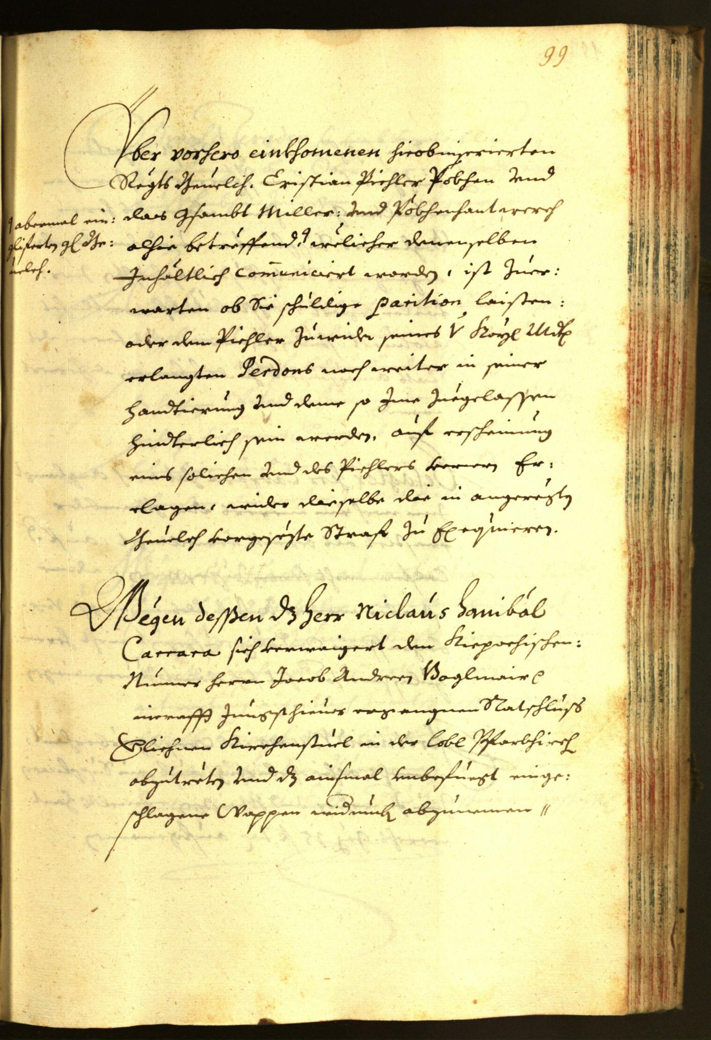 Stadtarchiv Bozen - BOhisto Ratsprotokoll 1667 