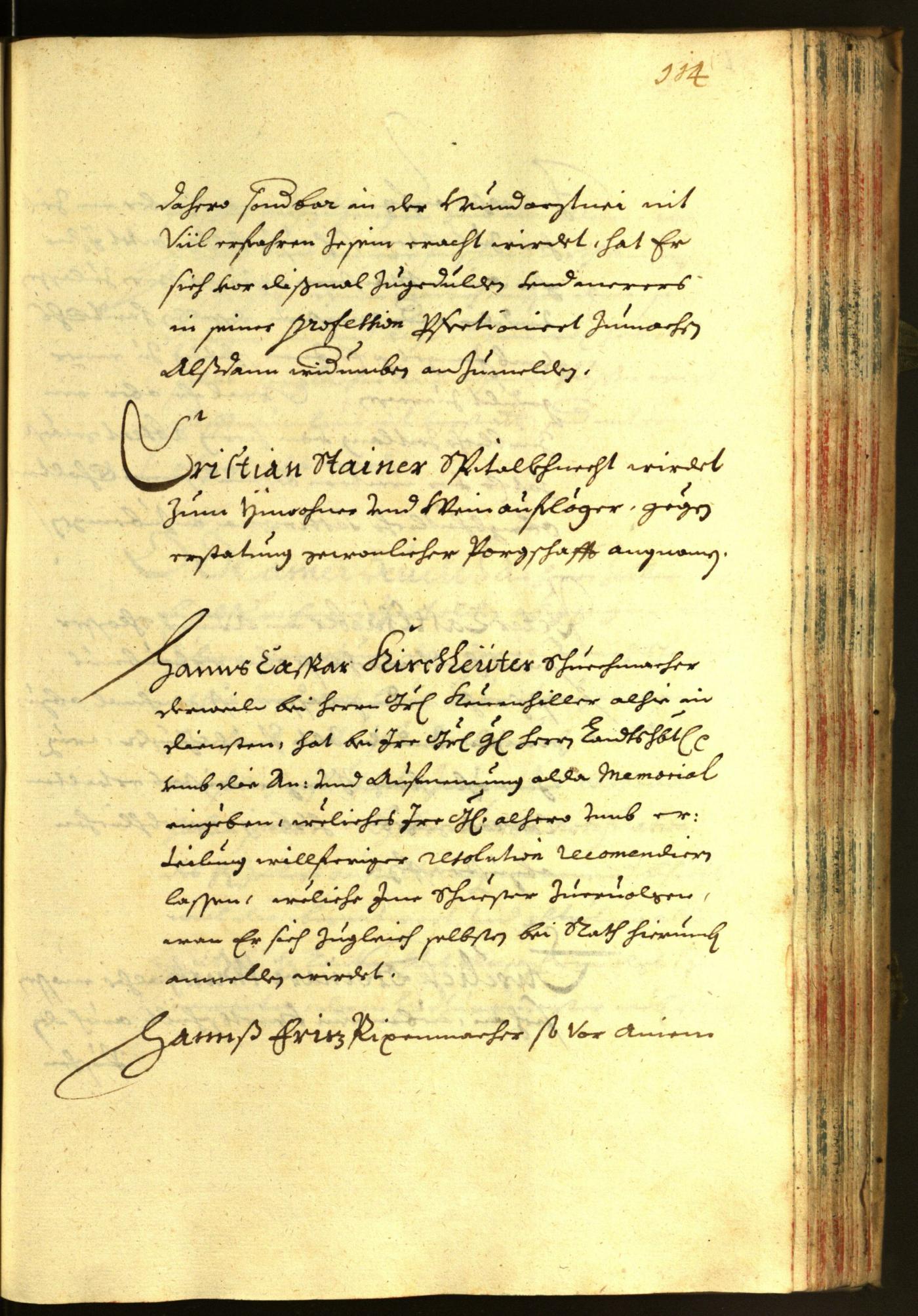 Stadtarchiv Bozen - BOhisto Ratsprotokoll 1667 