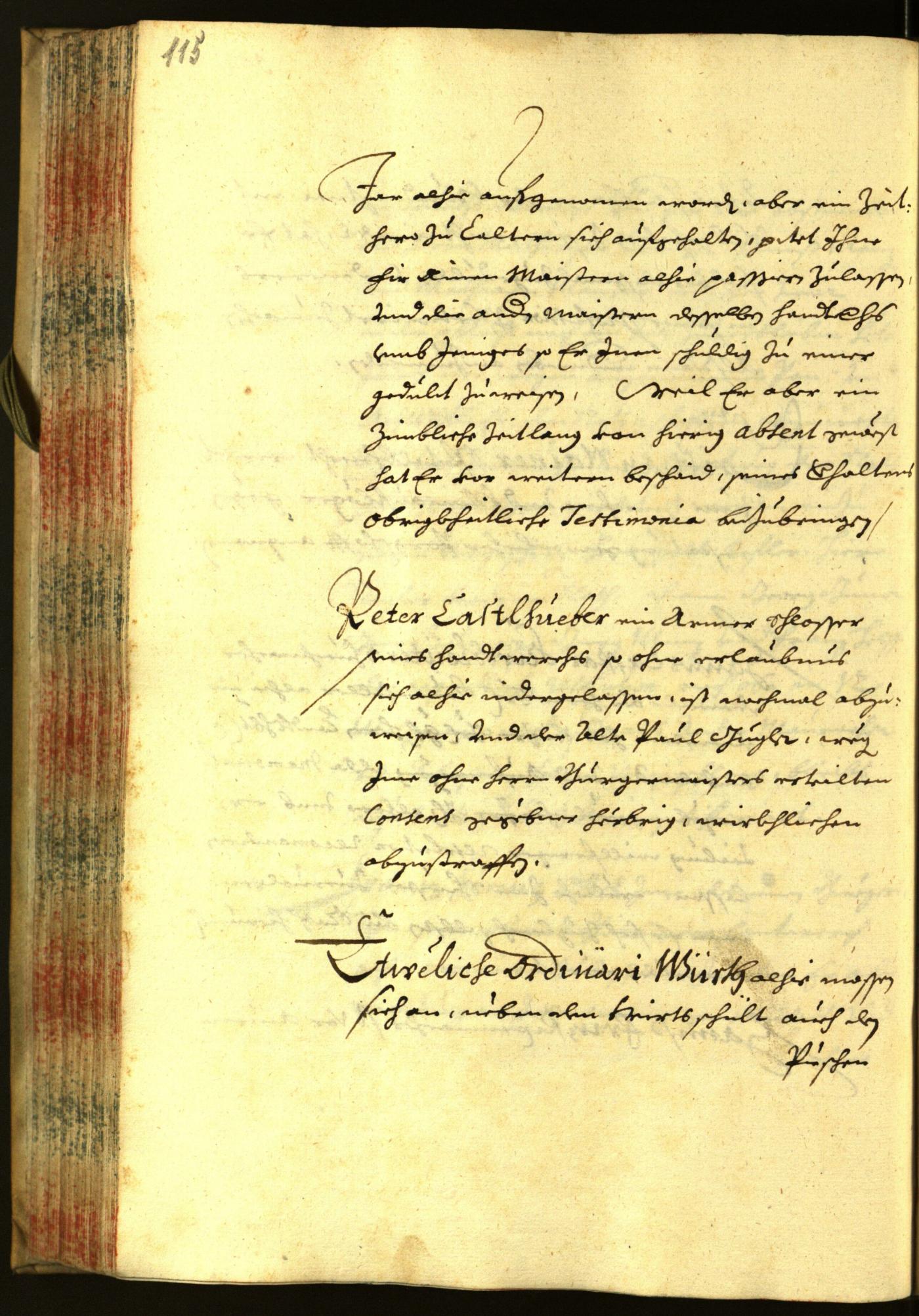 Stadtarchiv Bozen - BOhisto Ratsprotokoll 1667 