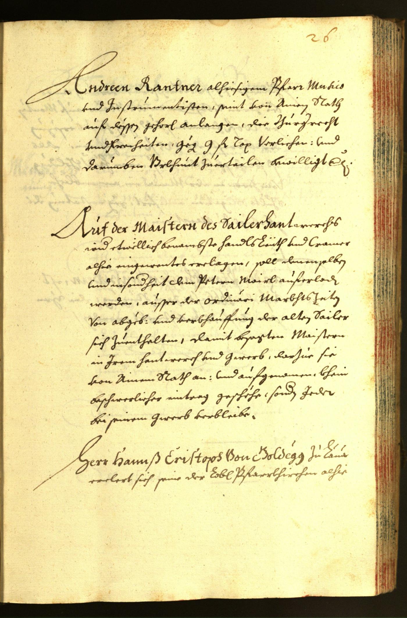 Stadtarchiv Bozen - BOhisto Ratsprotokoll 1667 