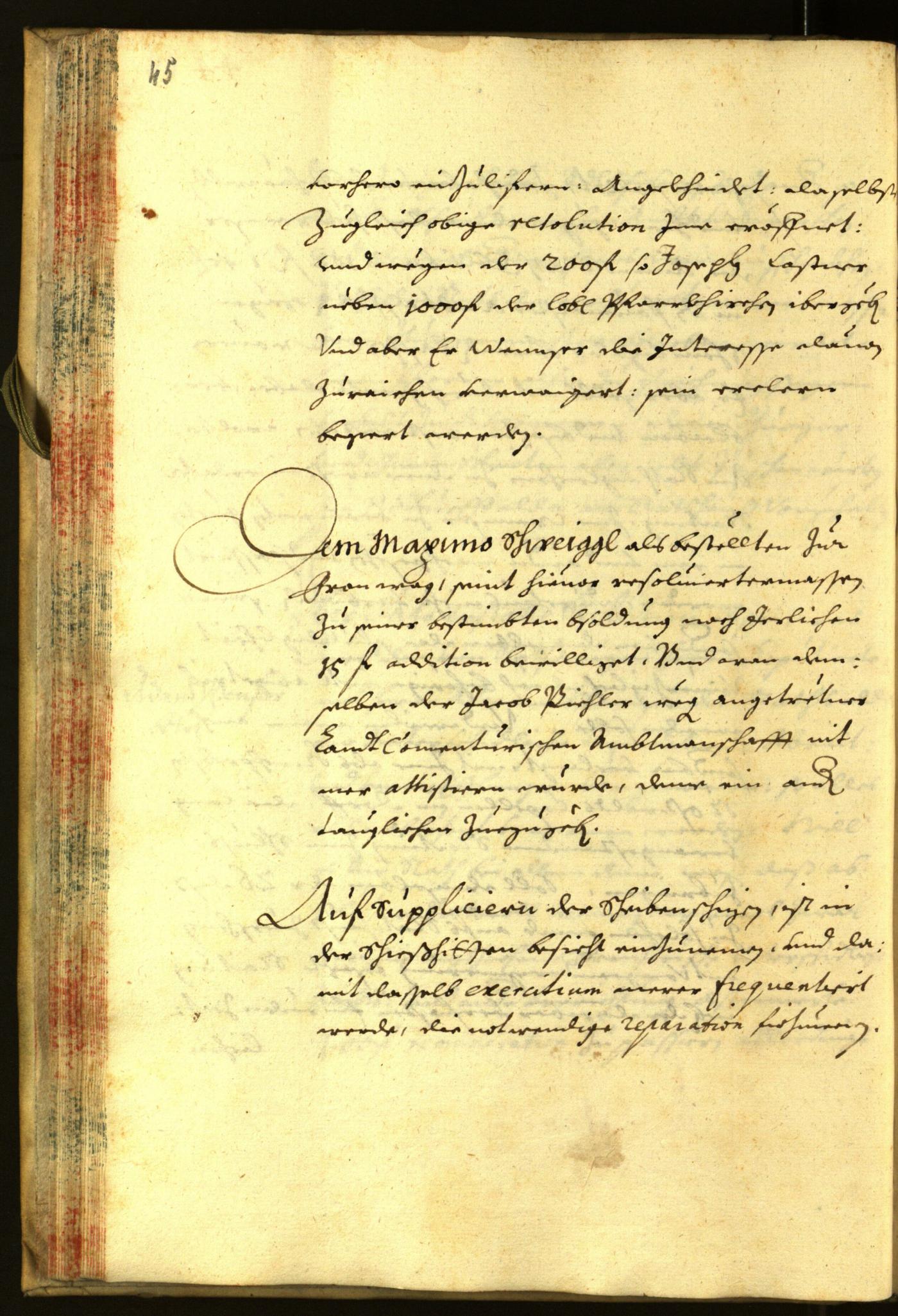 Stadtarchiv Bozen - BOhisto Ratsprotokoll 1667 