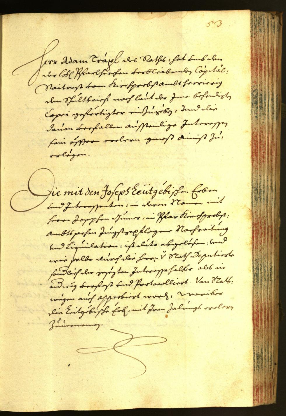 Stadtarchiv Bozen - BOhisto Ratsprotokoll 1667 