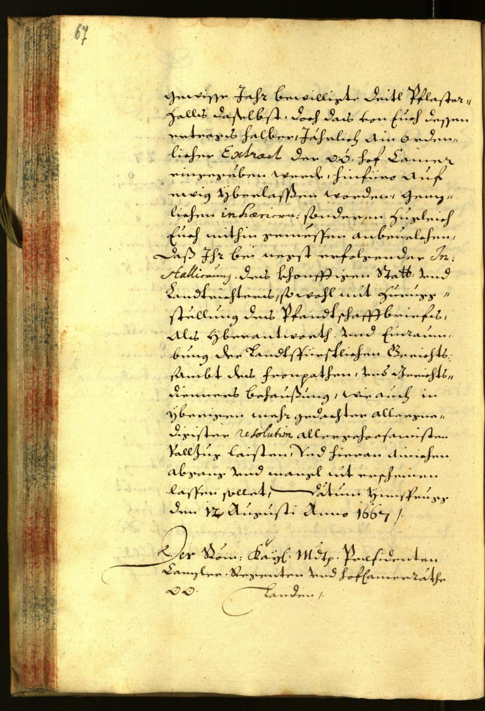 Civic Archives of Bozen-Bolzano - BOhisto Minutes of the council 1667 