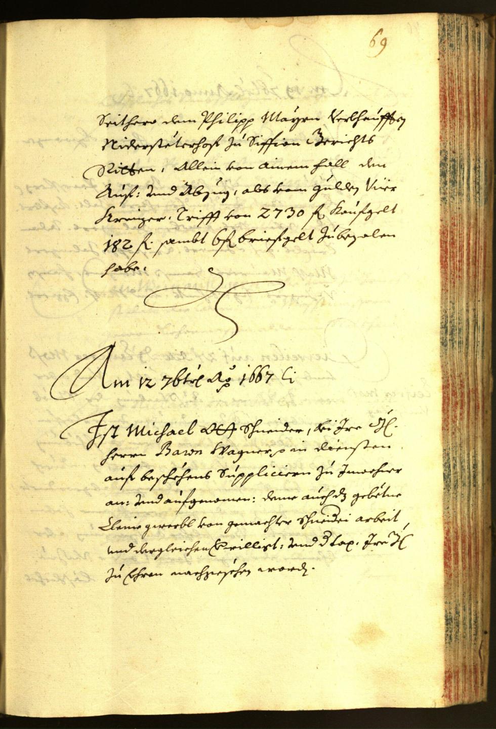 Stadtarchiv Bozen - BOhisto Ratsprotokoll 1667 