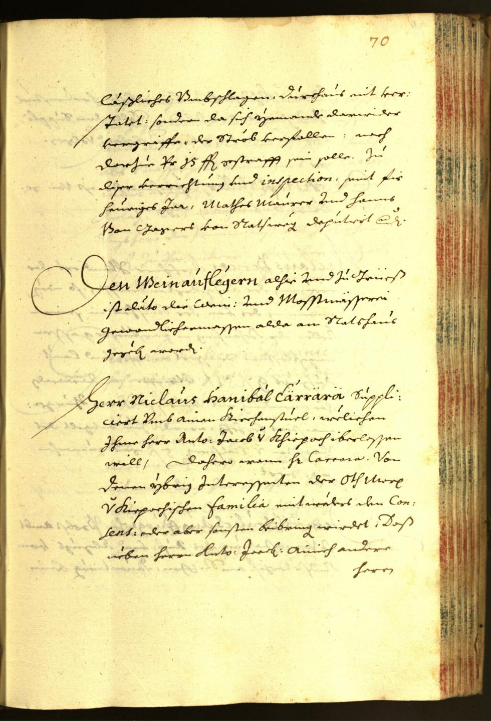 Stadtarchiv Bozen - BOhisto Ratsprotokoll 1667 